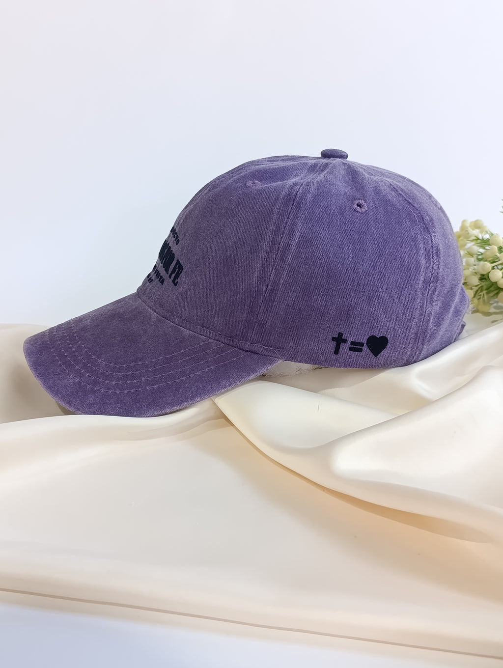 Keppi denim prelavado "Vivimos por Fe"