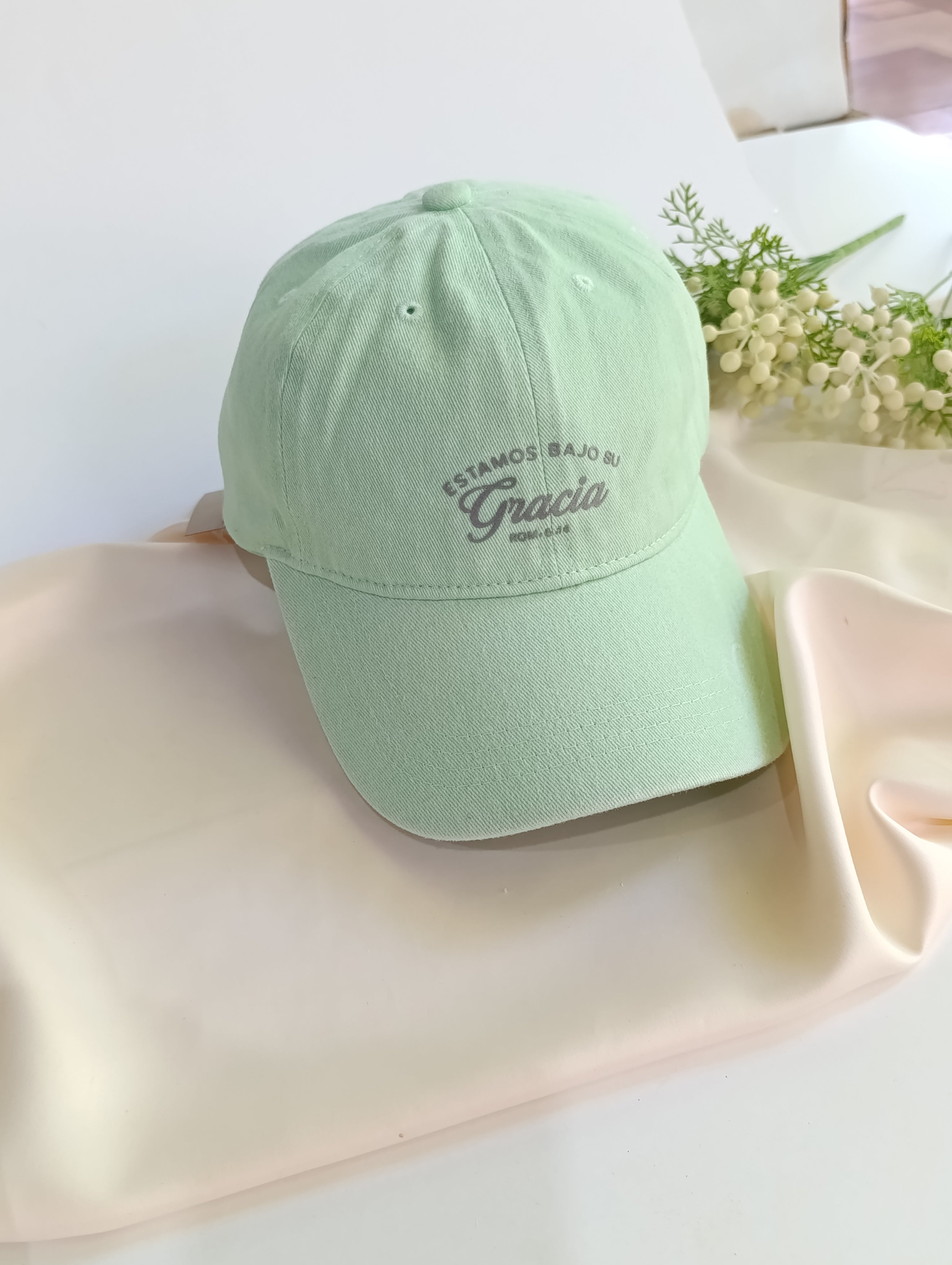 Keppi denim prelavado "Bajo su Gracia"