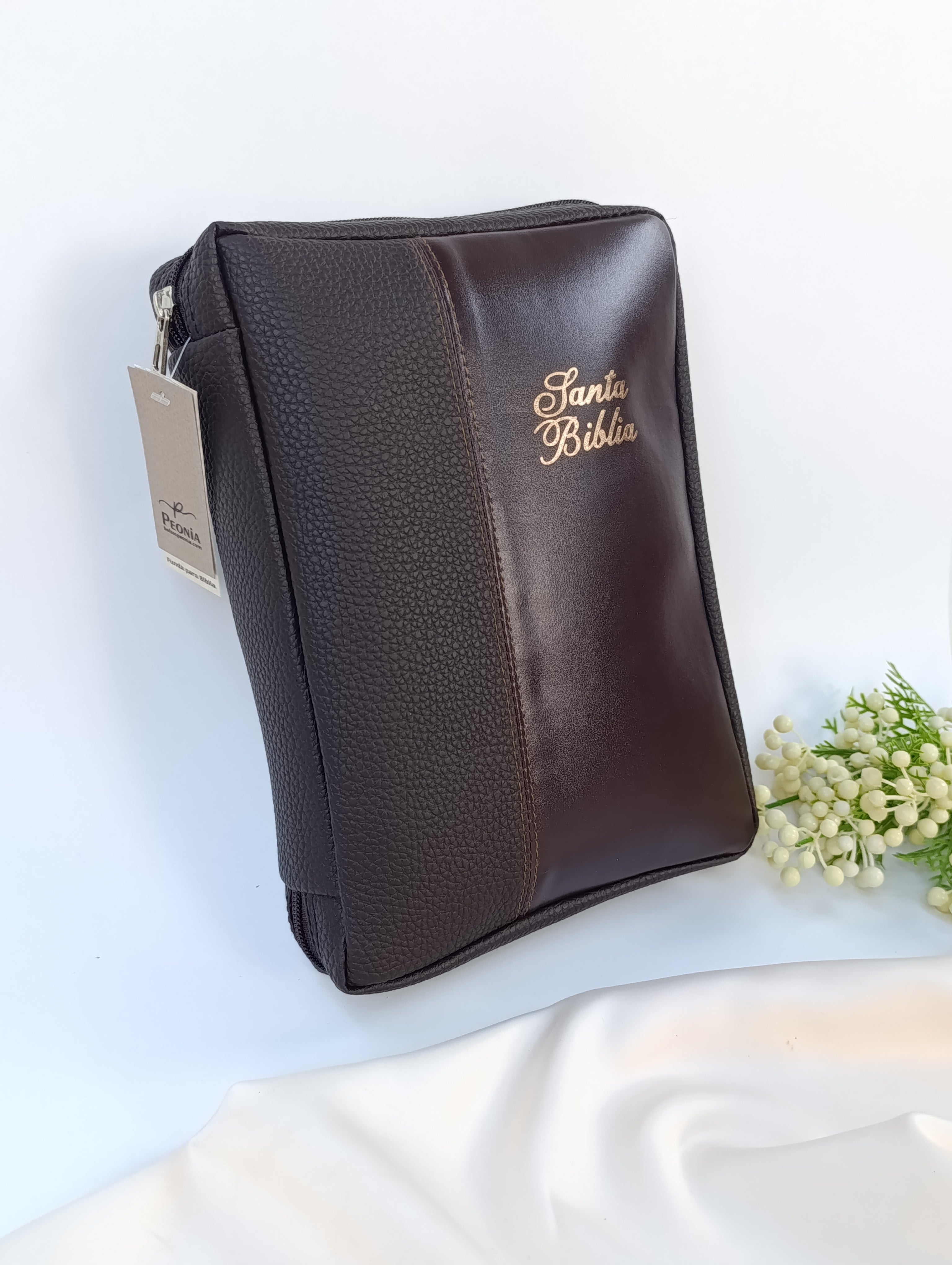 Funda para Biblia Classic color Café