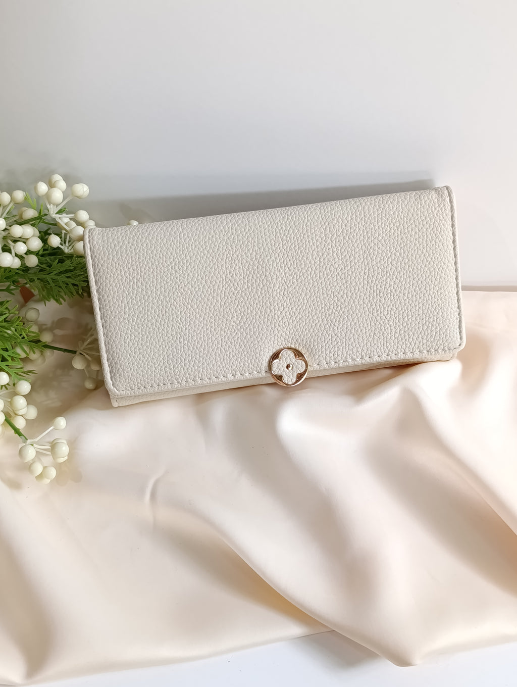 Billetera dama con tapa