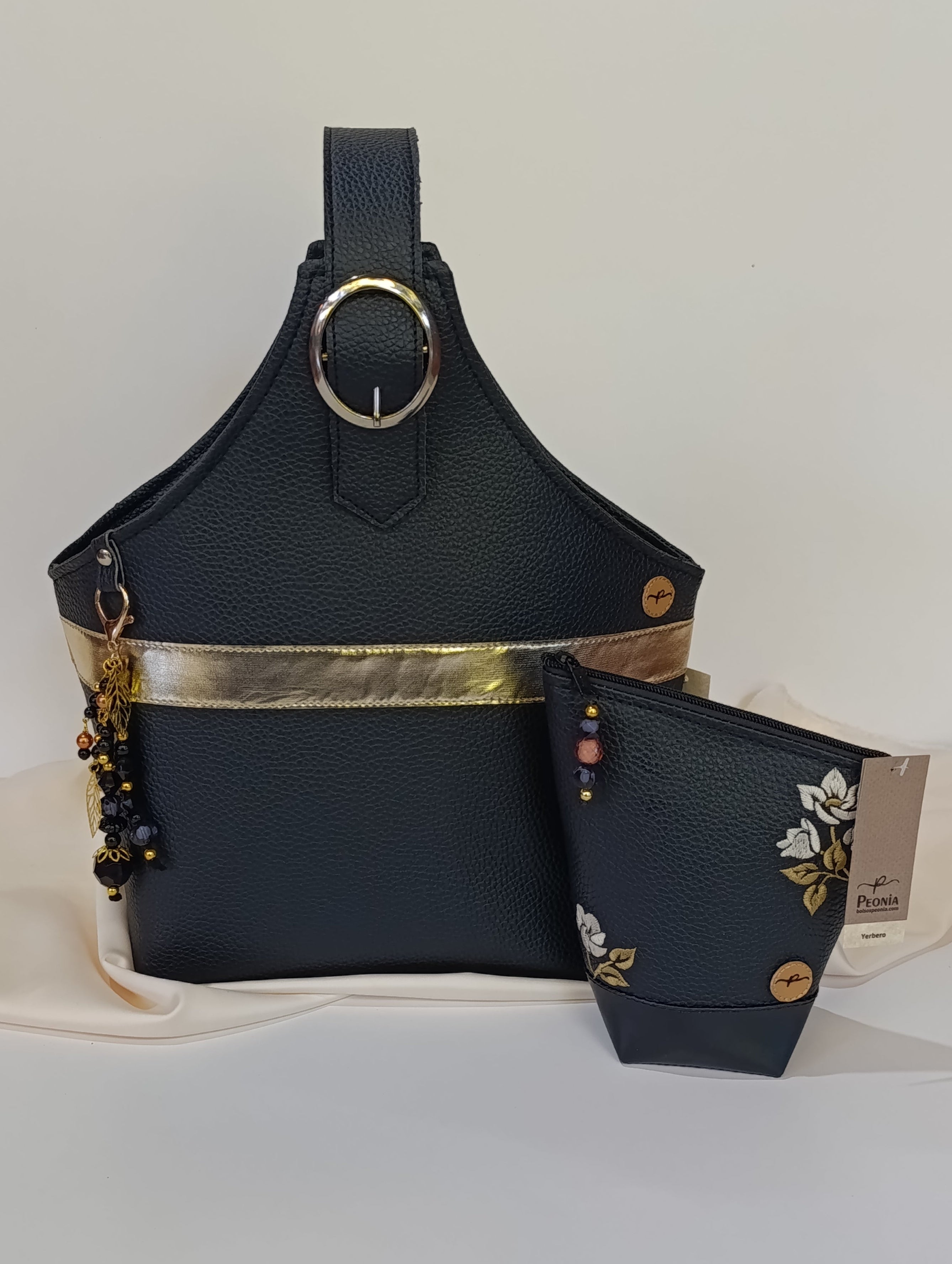 Bolso porta Mate Chic color Negro