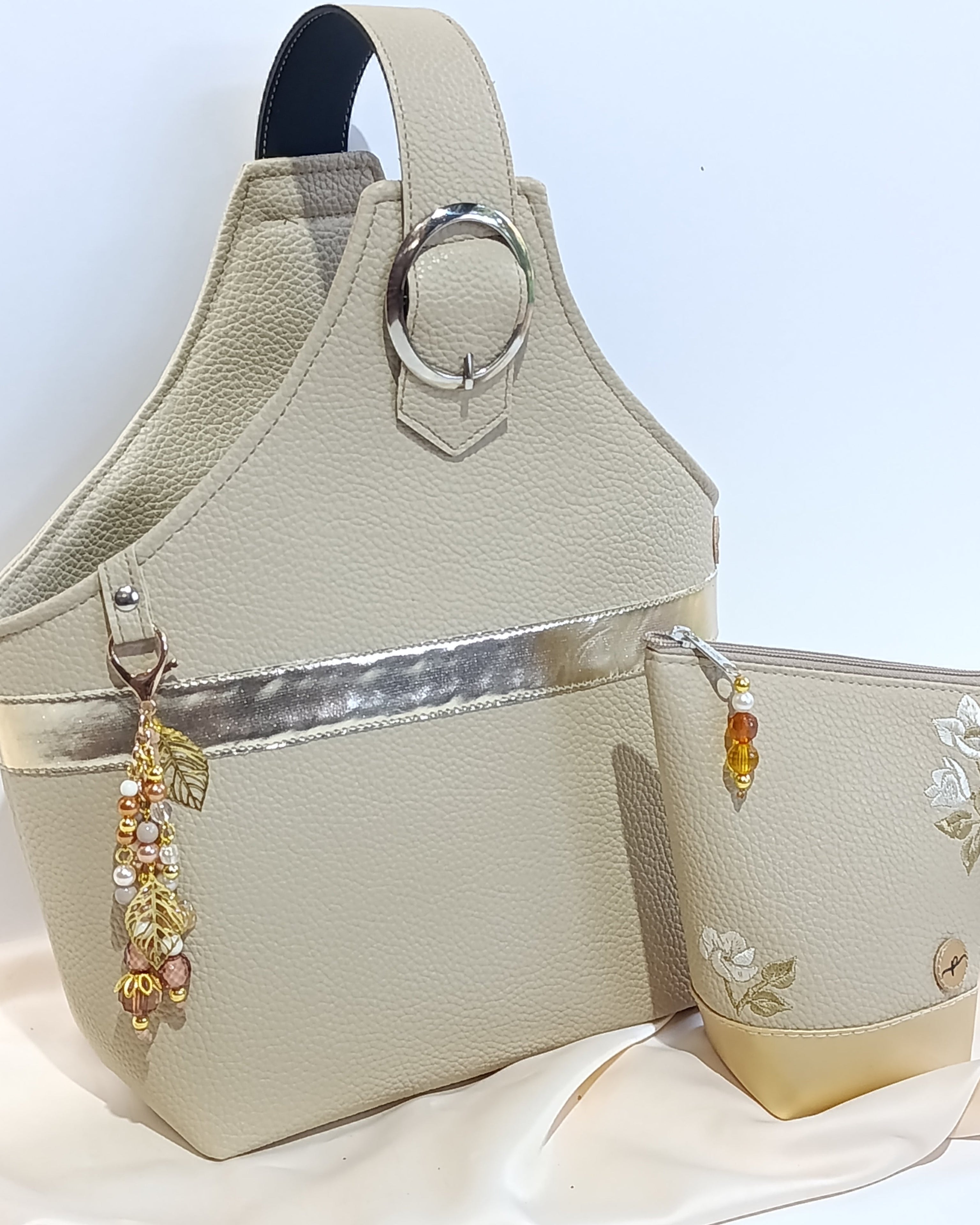 Bolso porta Mate Chic color Arena