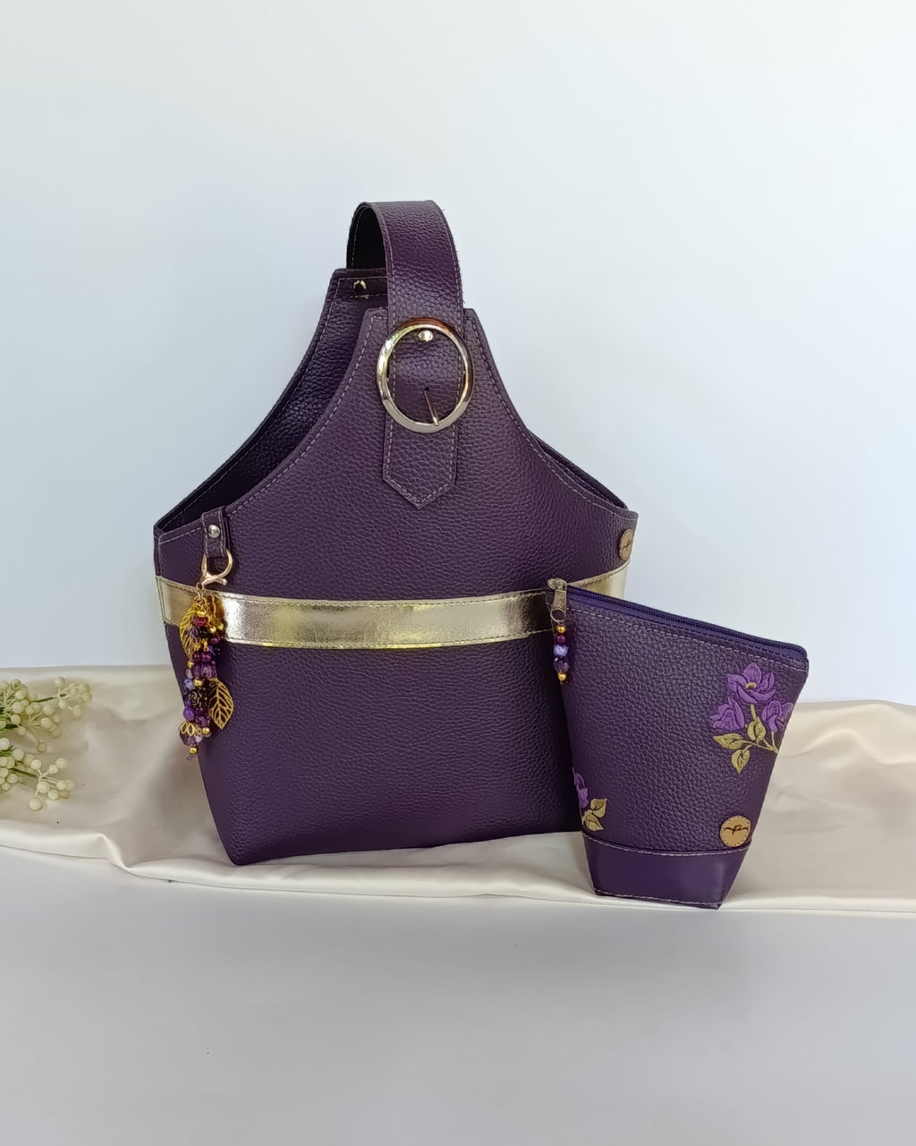 Bolso porta Mate Chic color Violeta