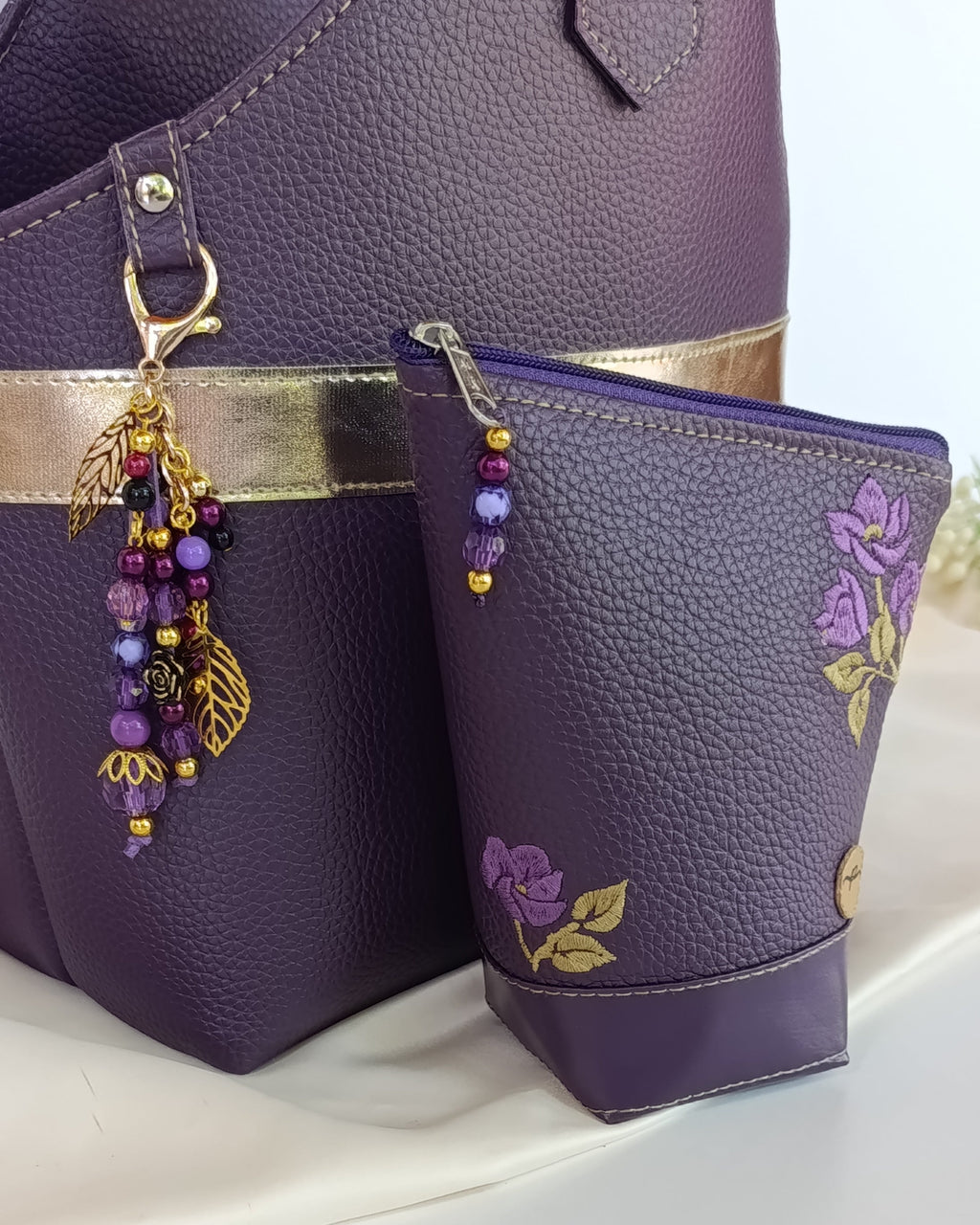 Bolso porta Mate Chic color Violeta