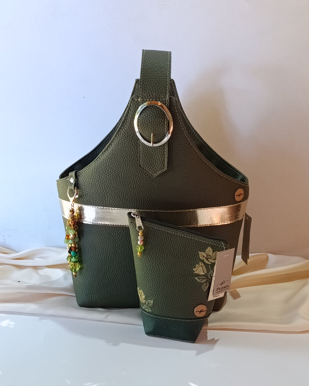Bolso porta Mate Chic color Olivo Profundo