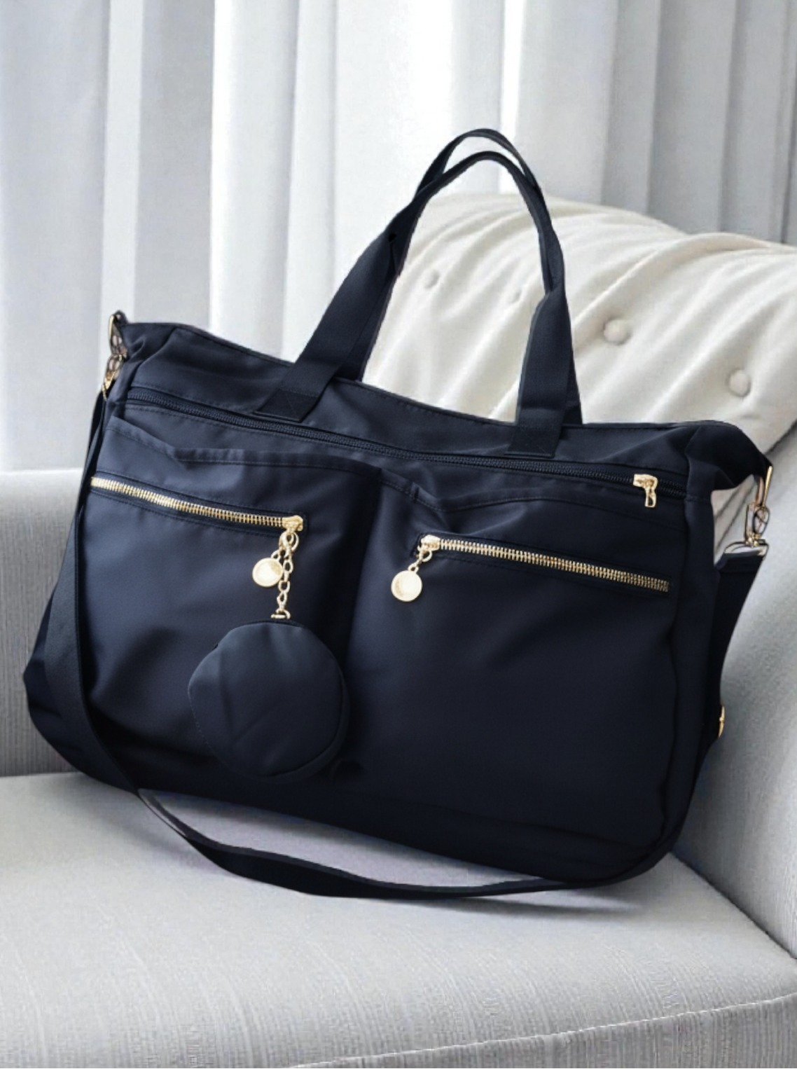 Tote Plus Multipocket – Color Negro